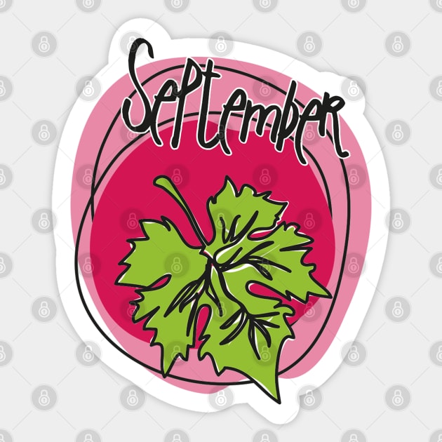 September Sticker by Regal_KiLa